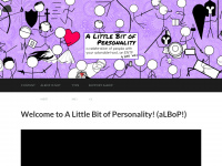 alittlebitofpersonality.com Webseite Vorschau
