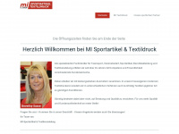 mi-sportartikel.de Webseite Vorschau