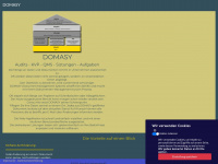 domasy.ch Webseite Vorschau