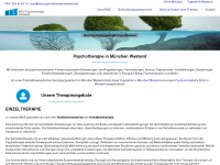 mvz-psychotherapie-westend.de Webseite Vorschau