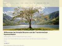 annettebonomo.ch Webseite Vorschau
