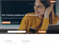 mama-jobs.ch Webseite Vorschau
