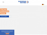 european-movers.eu Webseite Vorschau