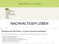 nachhal-tiger.de Webseite Vorschau