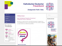 frauenbund-fuerth.de Webseite Vorschau
