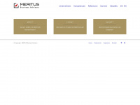 meritus-advisors.de Webseite Vorschau