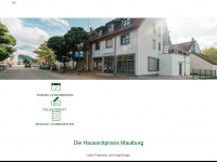 hausarztpraxis-maulburg.de Webseite Vorschau