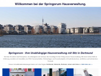 springorum-hausverwaltung.de Webseite Vorschau