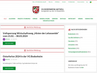 vg-bodenheim-aktuell.de Webseite Vorschau