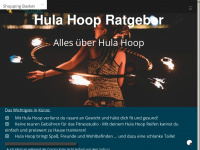 hula-hoop-ratgeber.de Webseite Vorschau