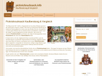 picknickrucksack.info Webseite Vorschau