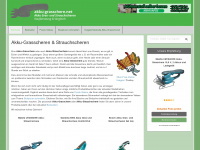 akku-grasschere.net Webseite Vorschau