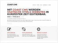 coast-cms.de Webseite Vorschau