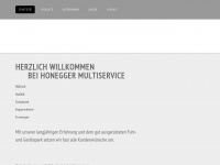 honeggermultiservice.ch Webseite Vorschau