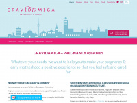 gravidamiga.com Webseite Vorschau