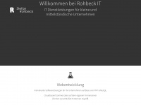 rohbeck.info Webseite Vorschau