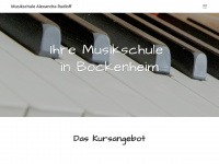 musikschule-rudloff.de Webseite Vorschau