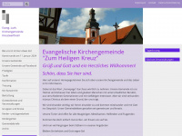evang-kirche-kreuzwertheim.de Webseite Vorschau
