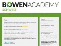 bowenacademy.ch Webseite Vorschau