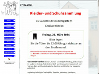 kigagrosswenkheim.de Webseite Vorschau