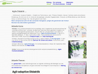 agiledidaktik.ch Webseite Vorschau