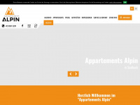 appartements-alpin.at Webseite Vorschau