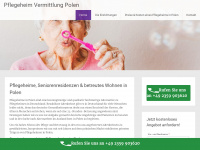 pflegeheime-polen.de Webseite Vorschau