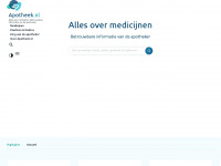 apotheek.nl Webseite Vorschau
