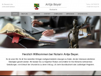 notarin-beyer.de Webseite Vorschau