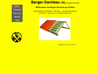 berger-dachbau.de Webseite Vorschau