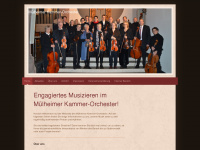 muelheimer-kammer-orchester.de Webseite Vorschau