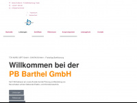 pb-barthel.de Webseite Vorschau