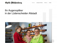 optik-muehlenberg.de Webseite Vorschau