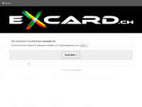 excard.ch Webseite Vorschau