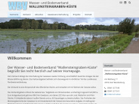 wbv-wallensteingraben-kueste.de Webseite Vorschau
