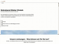 schreinerei-virnich.de Webseite Vorschau