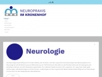 neuropraxis-kronenhof.de Webseite Vorschau