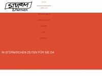 sturm-partner.ch Webseite Vorschau