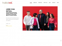 hallo-rot.de Webseite Vorschau