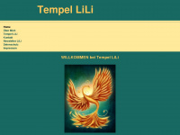 tempel-lili.de Webseite Vorschau