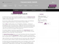 pullman-basel-europe.com Webseite Vorschau