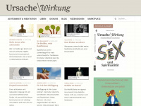 ursachewirkung.com Webseite Vorschau