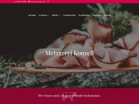 metzgerei-konzell.de Webseite Vorschau