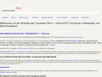 tanzatelier.info Webseite Vorschau