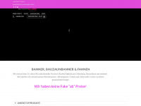 banneralarm-bamberg.de Webseite Vorschau
