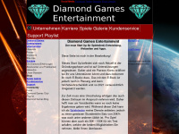 diamond-games-entertainment.de Webseite Vorschau