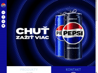 pepsi.sk Webseite Vorschau