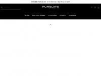 pursuits.de Webseite Vorschau
