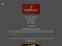 steakhaus-roemerhof.de Webseite Vorschau