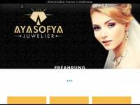 ayasofya-juwelier.de Webseite Vorschau